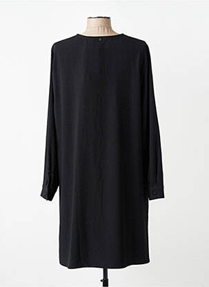 Rochie midi croială fluidă mâneci lungi negru RIVER WOODS femeie