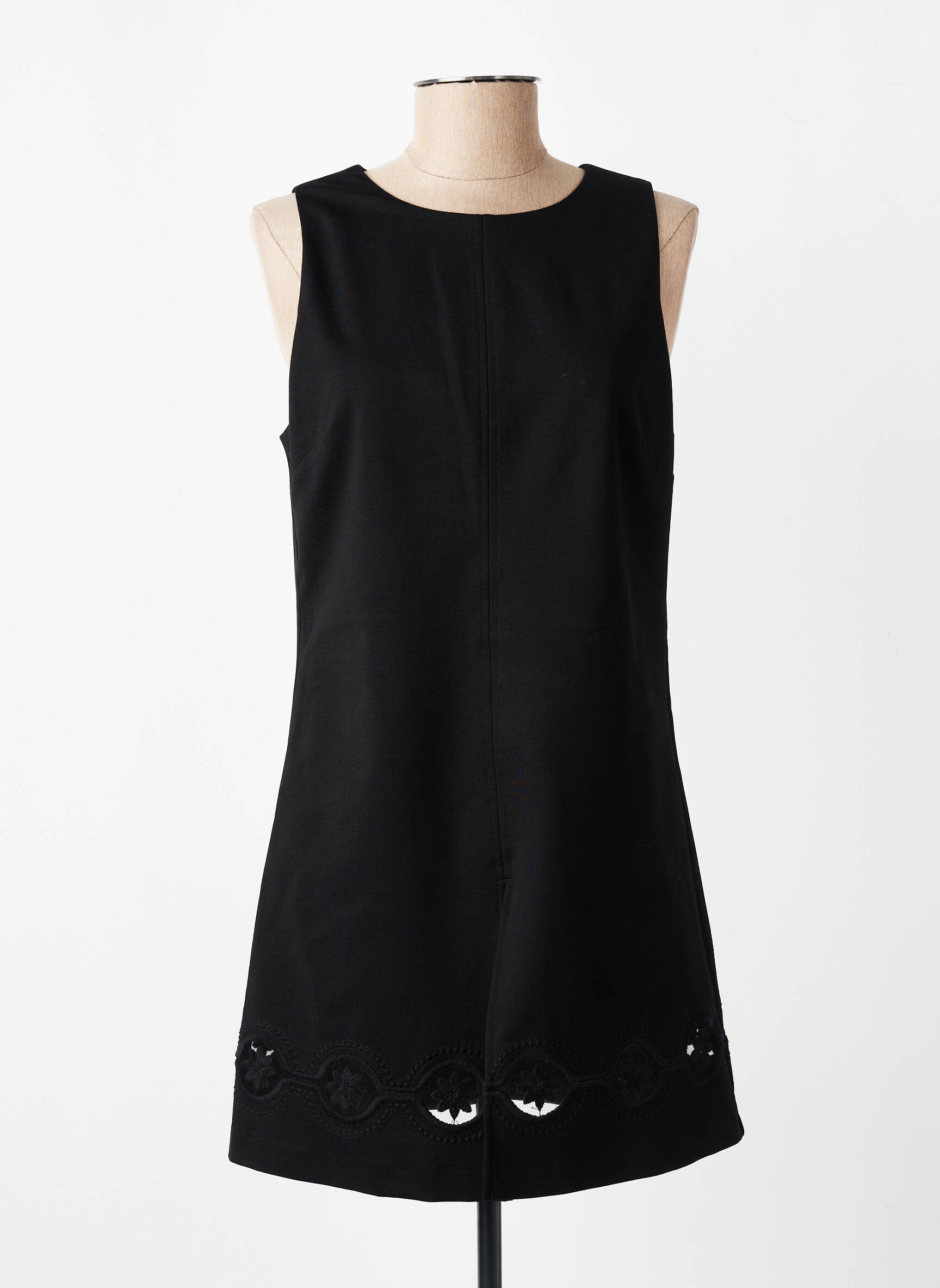 Rochie midi fără mâneci fără mâneci negru TWINSET femeie