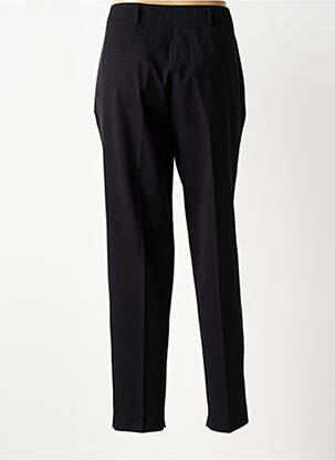 Pantalon chino țesătură poplin mărime normală negru HANA SAN femeie