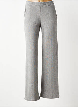 Pantalon drept elasticitate mărime normală gri VITAMINA femeie