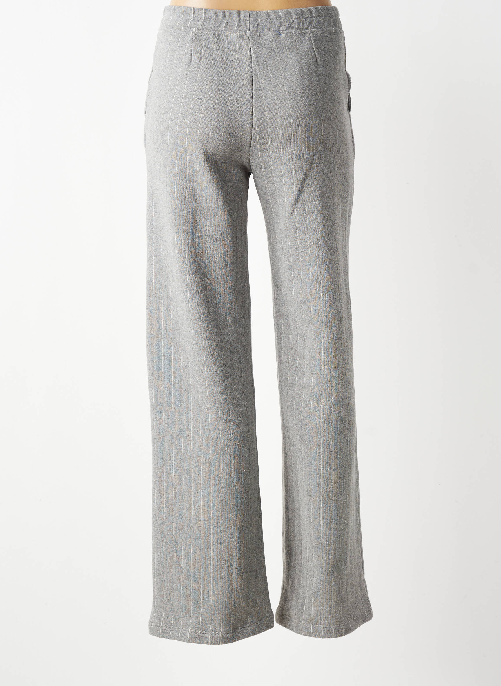 Pantalon drept elasticitate mărime normală gri VITAMINA femeie