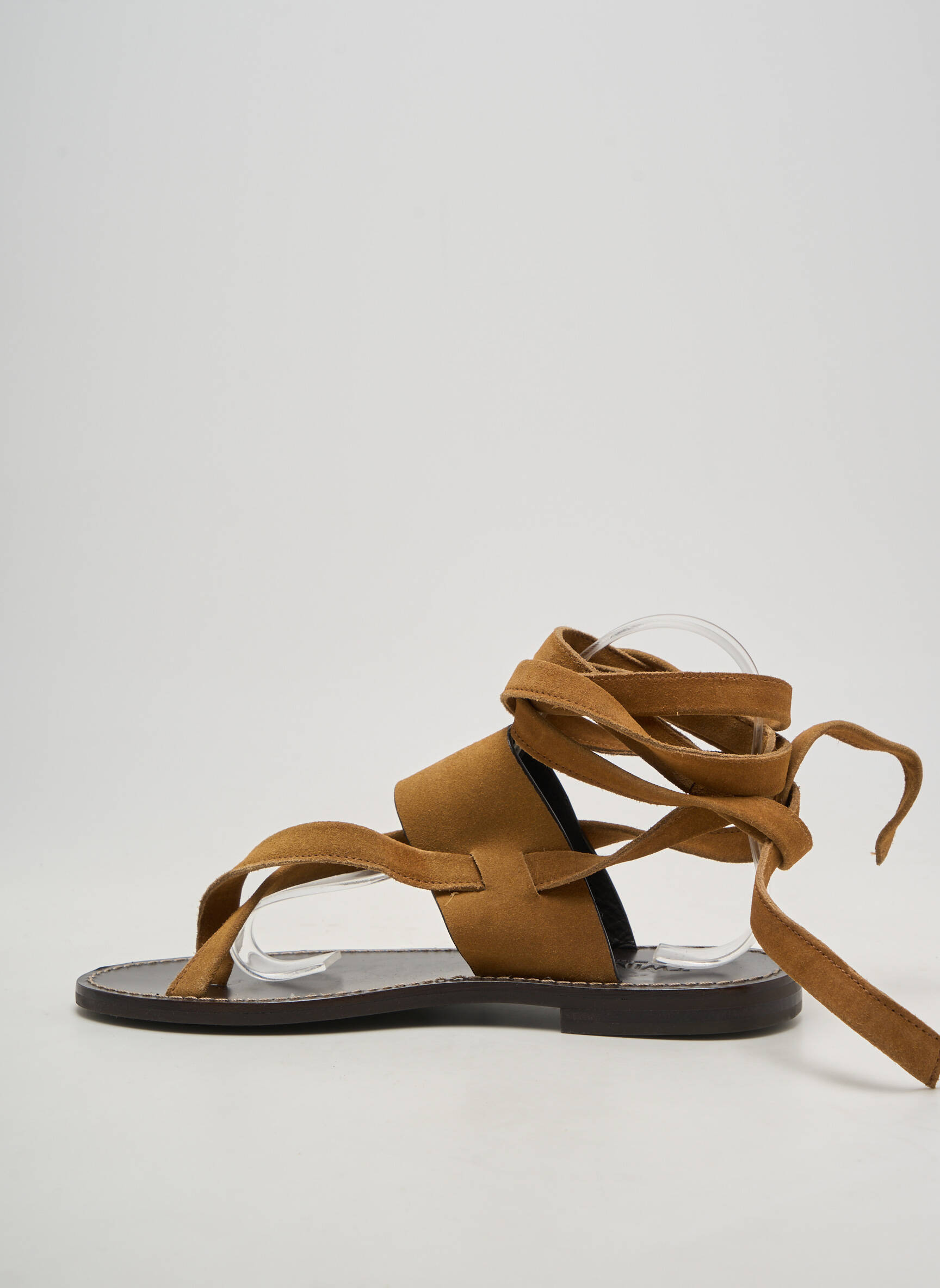 Sandale/pantofi decupați chiquet toc plat până la 3 cm maro TWINSET femeie