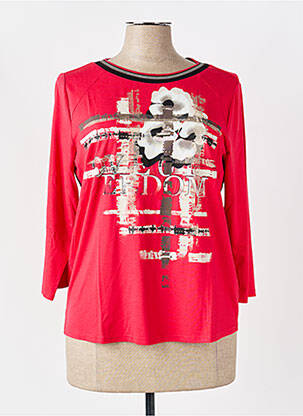 Tricou mâneci 3/4 mâneci 3/4 roșu FRANK WALDER femeie
