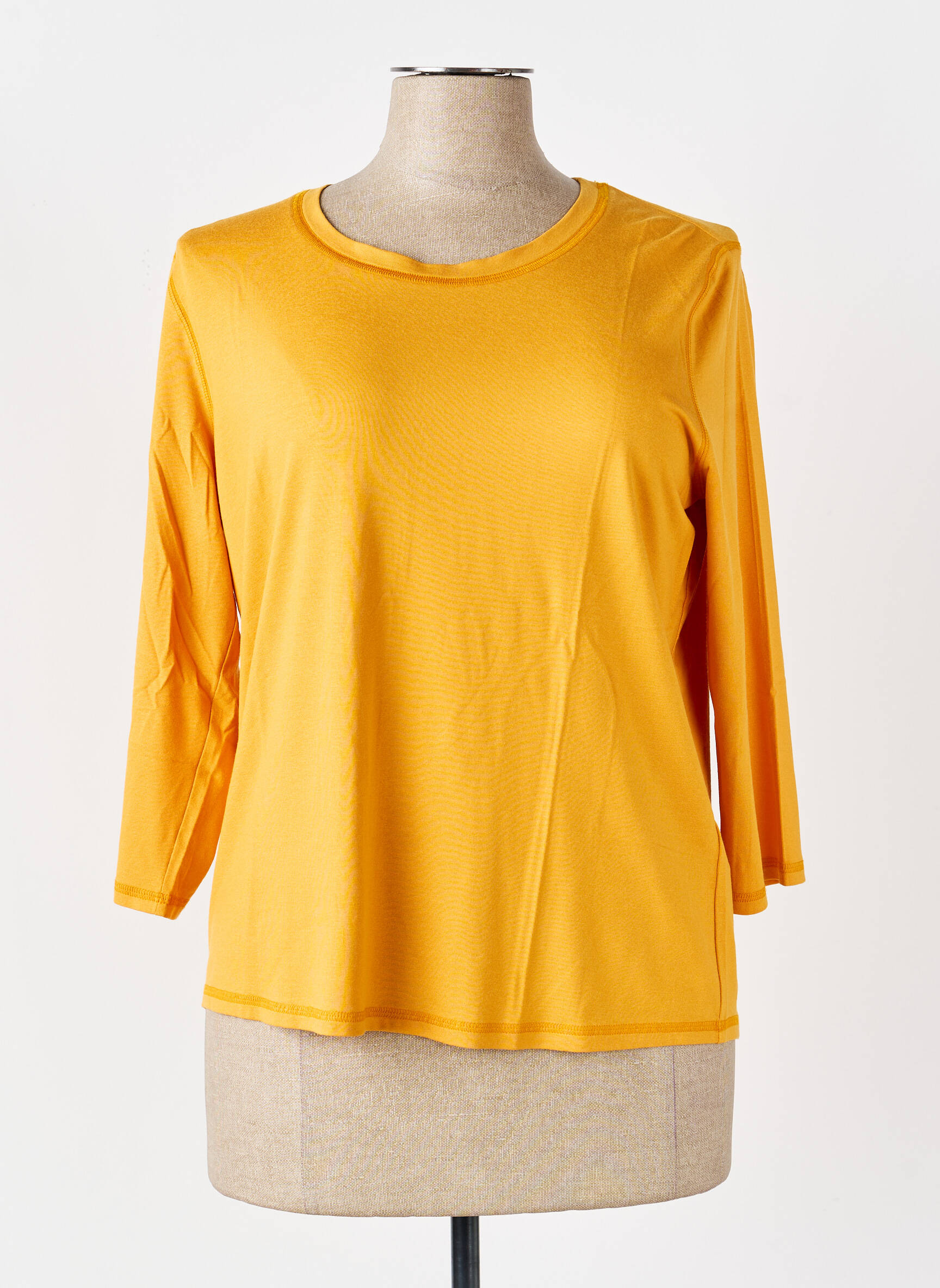 Tricou mâneci 3/4 mâneci 3/4 portocaliu FRANK WALDER femeie