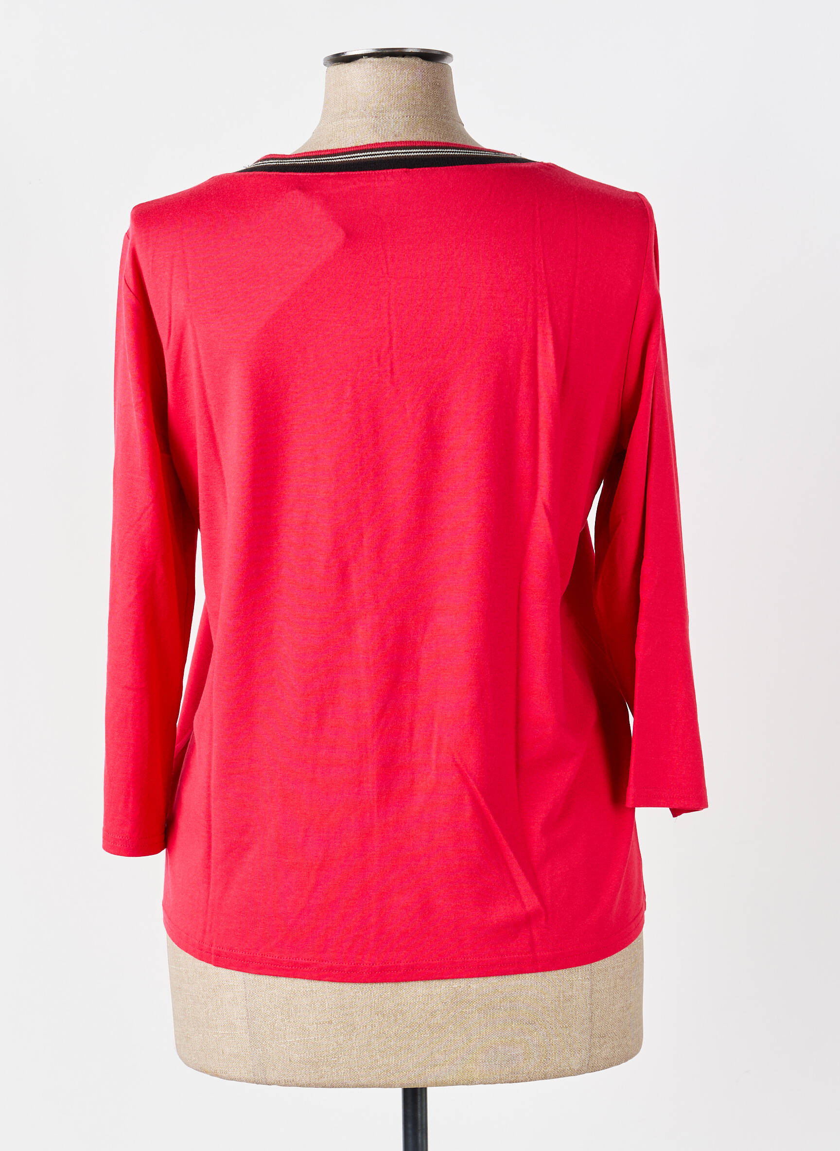 Tricou mâneci 3/4 mâneci 3/4 roșu FRANK WALDER femeie