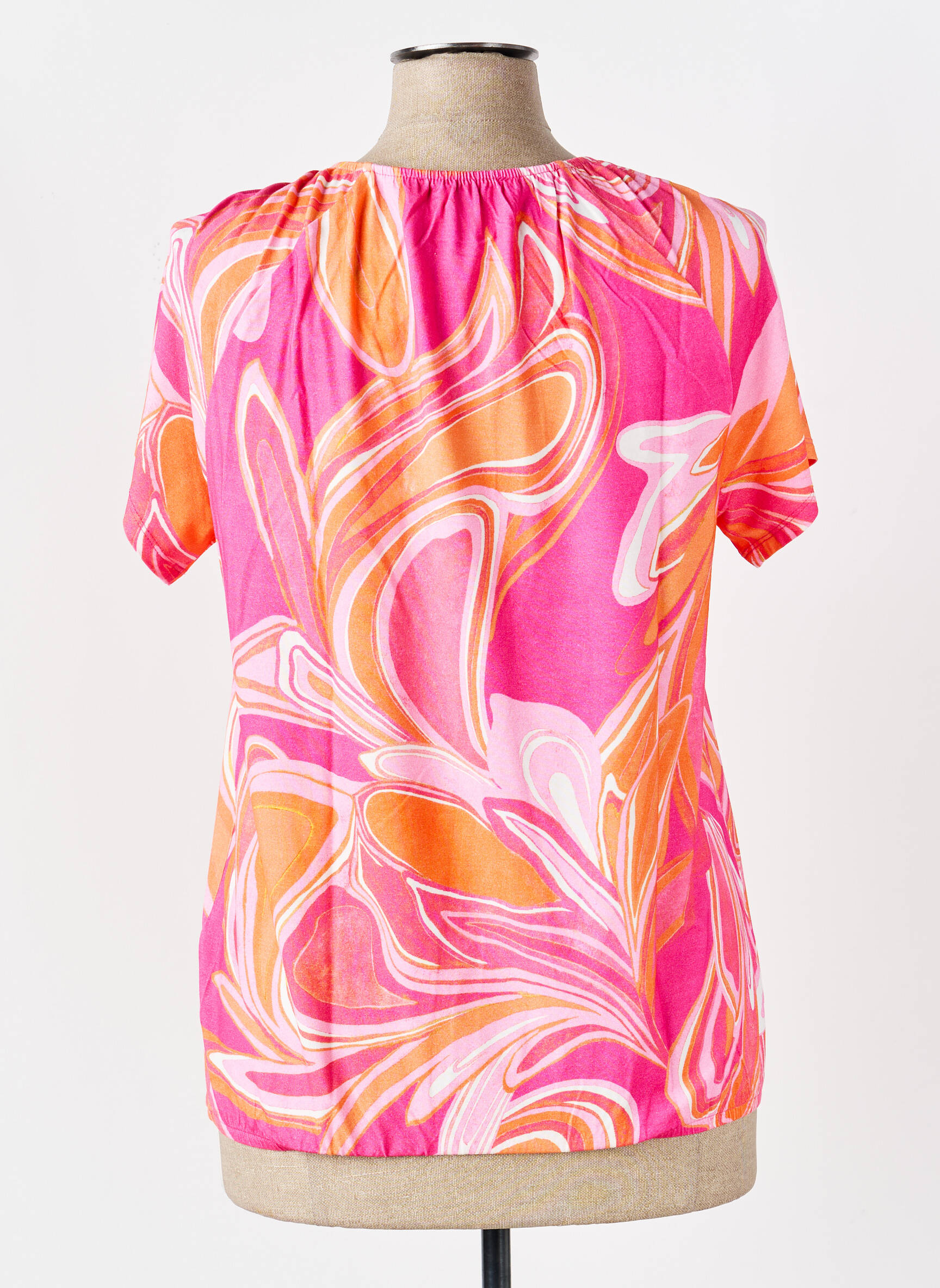 Tricou elasticitate mâneci scurte roz BETTY BARCLAY femeie