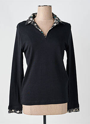 Pulover croială cambrată mâneci lungi negru ARMOR LUX femeie