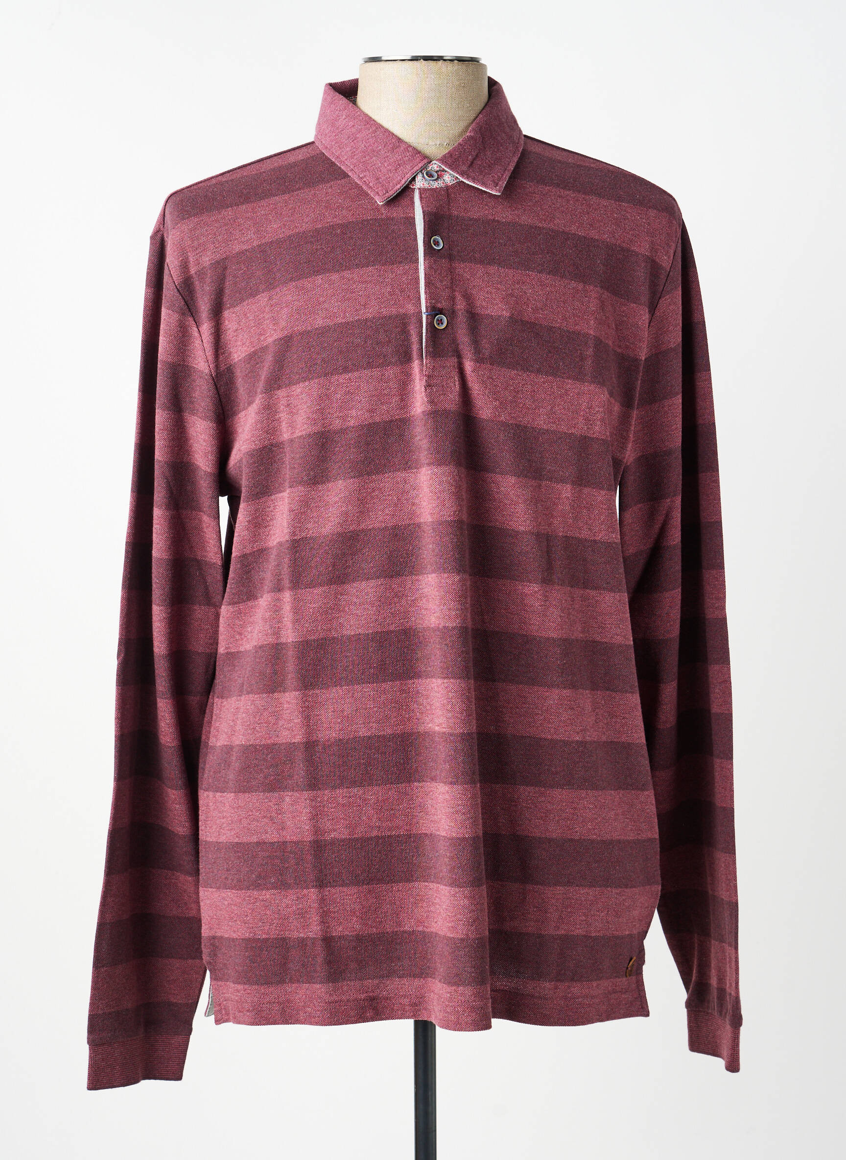 Polo mâneci lungi mâneci lungi violet PIERRE CARDIN bărbat