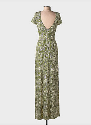 Rochie lungă mâneci scurte mâneci scurte verde KING LOUIE femeie