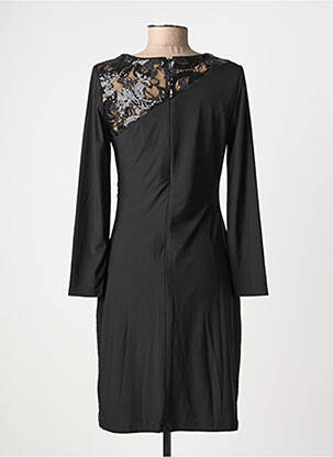 Rochie midi mâneci lungi mâneci lungi negru K-DESIGN femeie