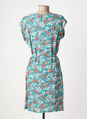 Rochie midi imprimeu floral mâneci scurte verde KING LOUIE femeie