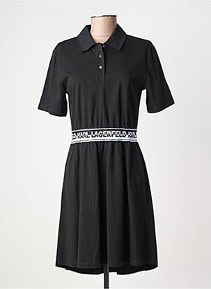 Rochie scurtă mâneci scurte mâneci scurte negru KARL LAGERFELD femeie