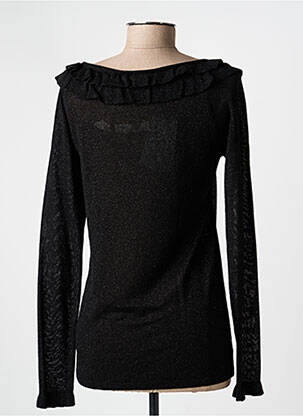 Top elasticitate mâneci lungi negru GAUDI femeie