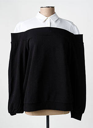 Pulover elasticitate mâneci lungi negru KARL LAGERFELD femeie