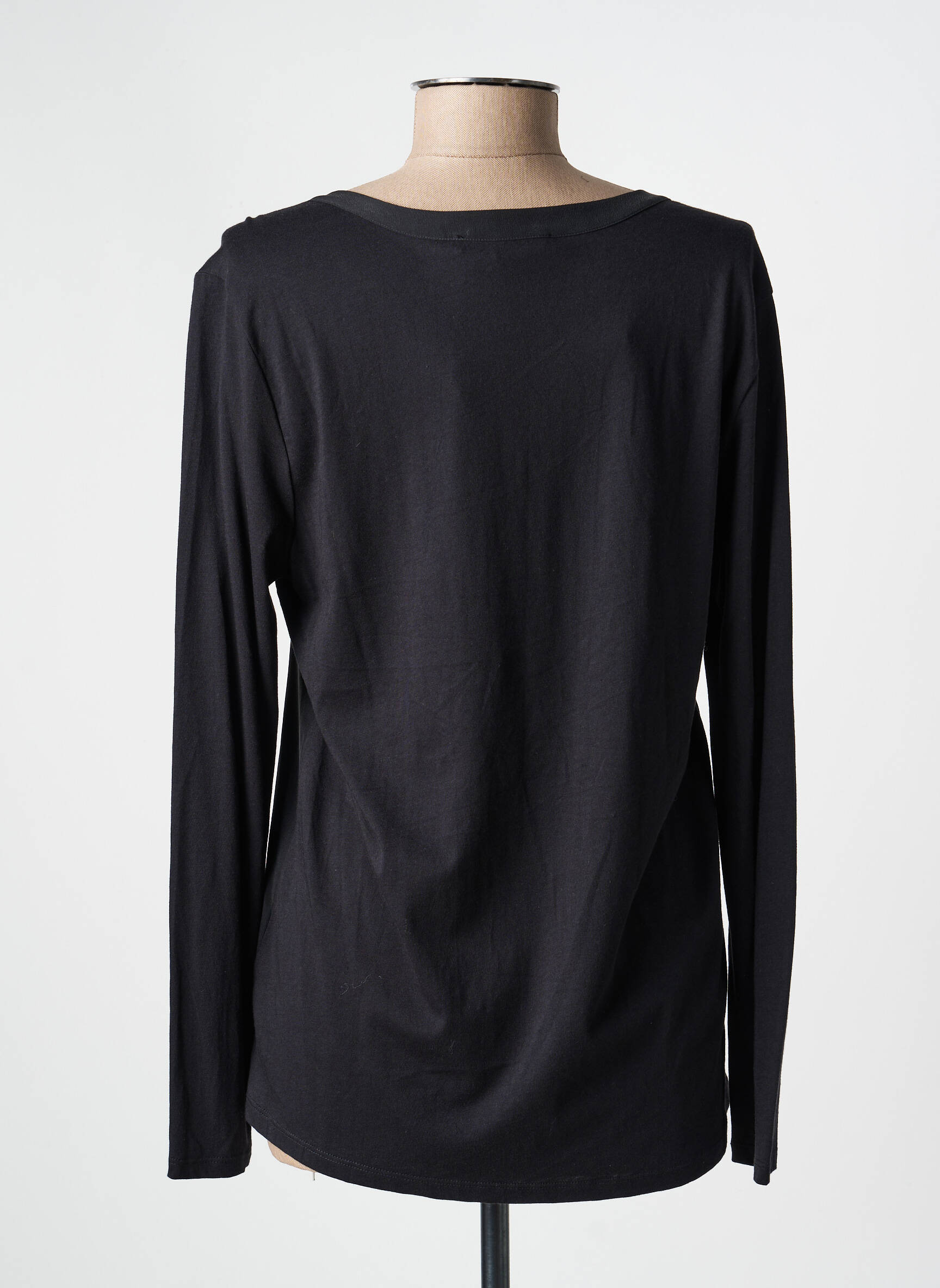 Top croială fluidă mâneci lungi negru GERARD DAREL femeie
