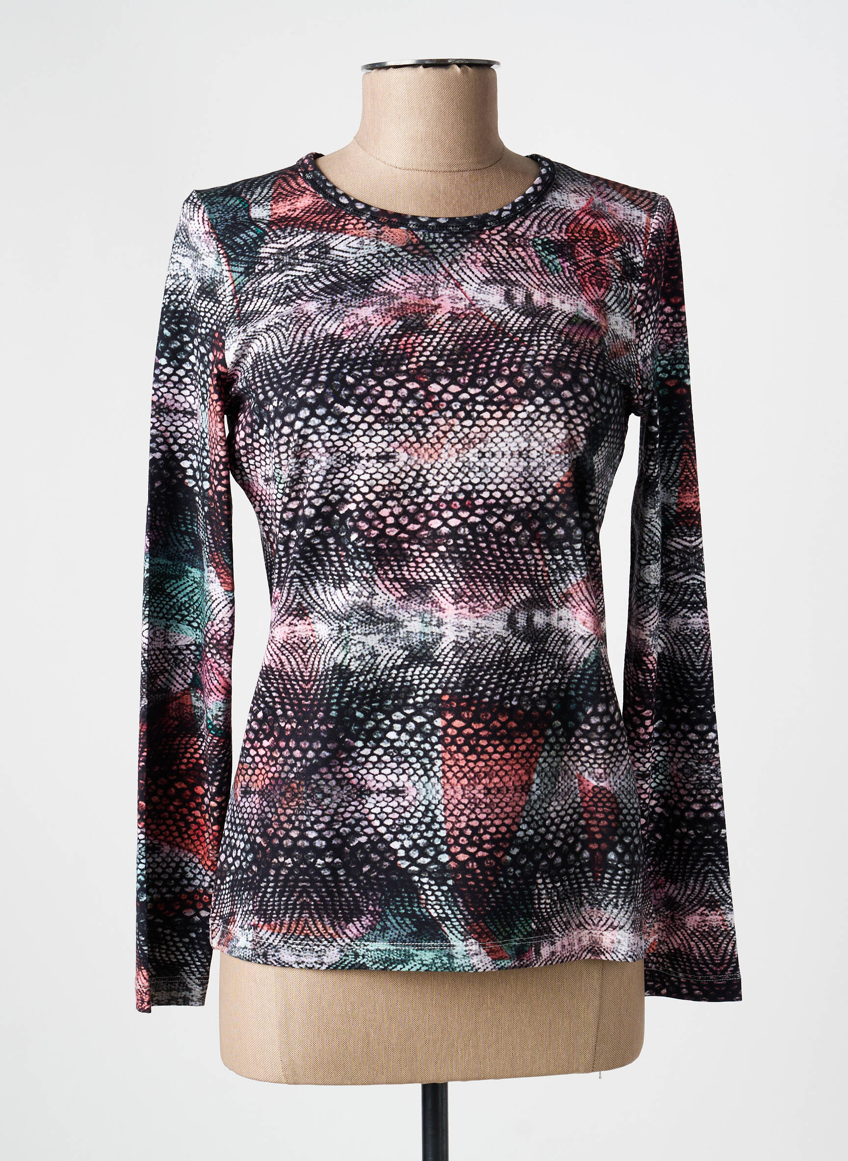 Top elasticitate mâneci lungi negru GERRY WEBER femeie