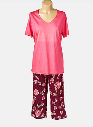 Pijama mâneci scurte roz SCHIESSER femeie