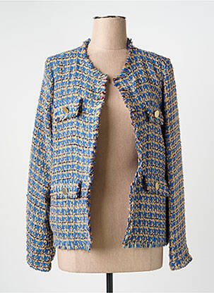 Jachete elegante finisaj interior deformat albastru GERRY WEBER femeie