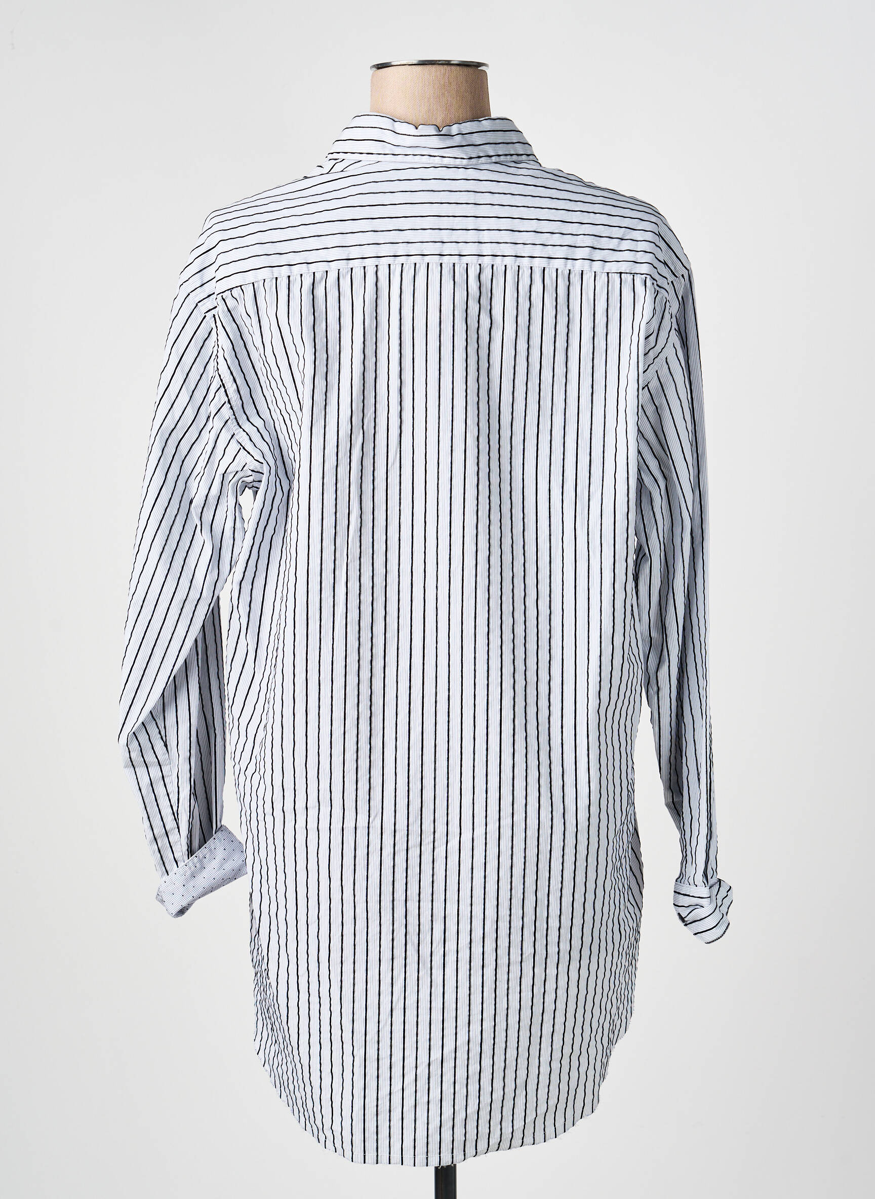 Tunică mâneci lungi guler de bluză negru 0039 ITALY femeie