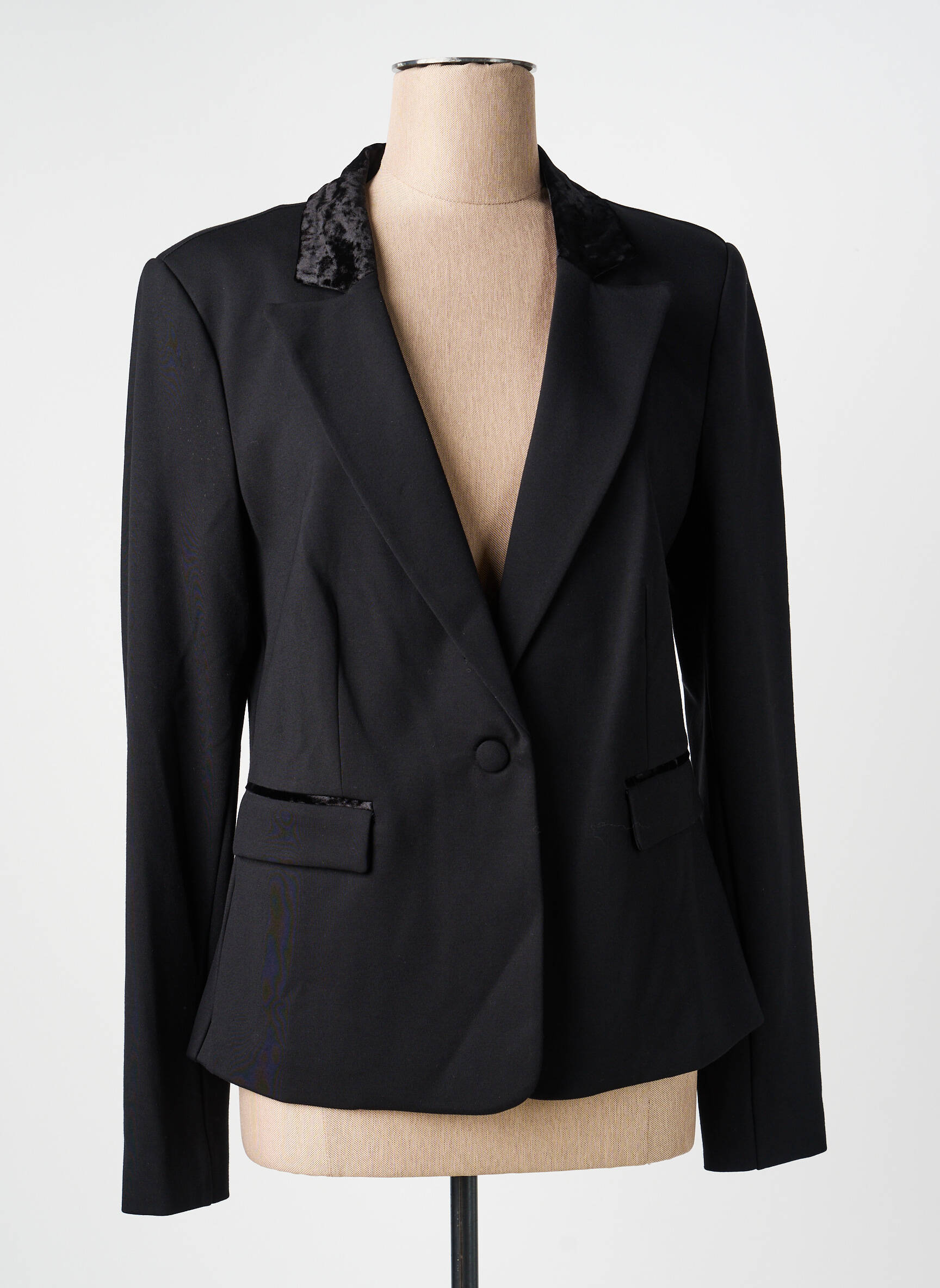 Sacou buzunare negru GUESS femeie