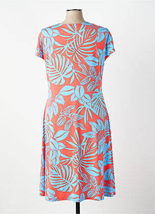 Rochie midi mâneci scurte mâneci scurte portocalie BETTY BARCLAY femeie