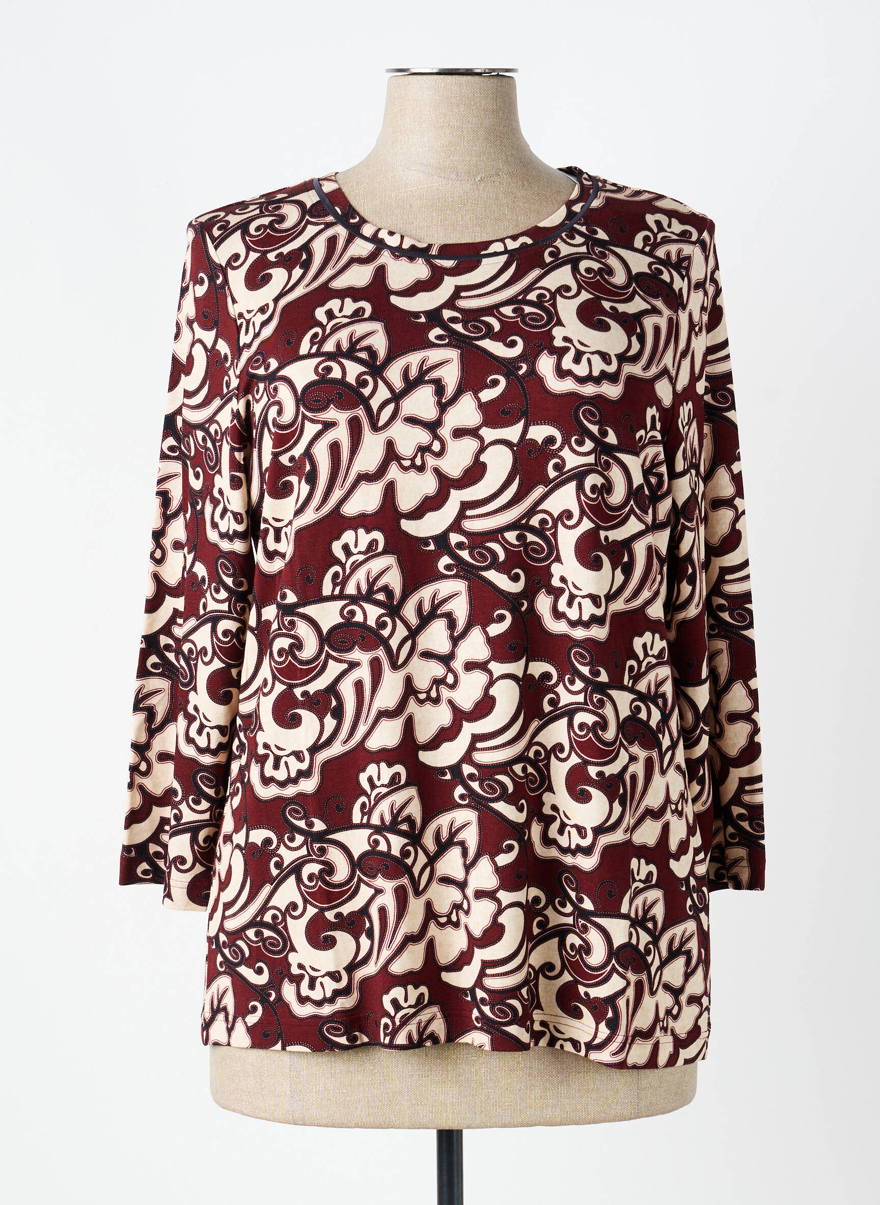 Tricou mâneci 3/4 mâneci 3/4 roșu SOMMERMANN femeie