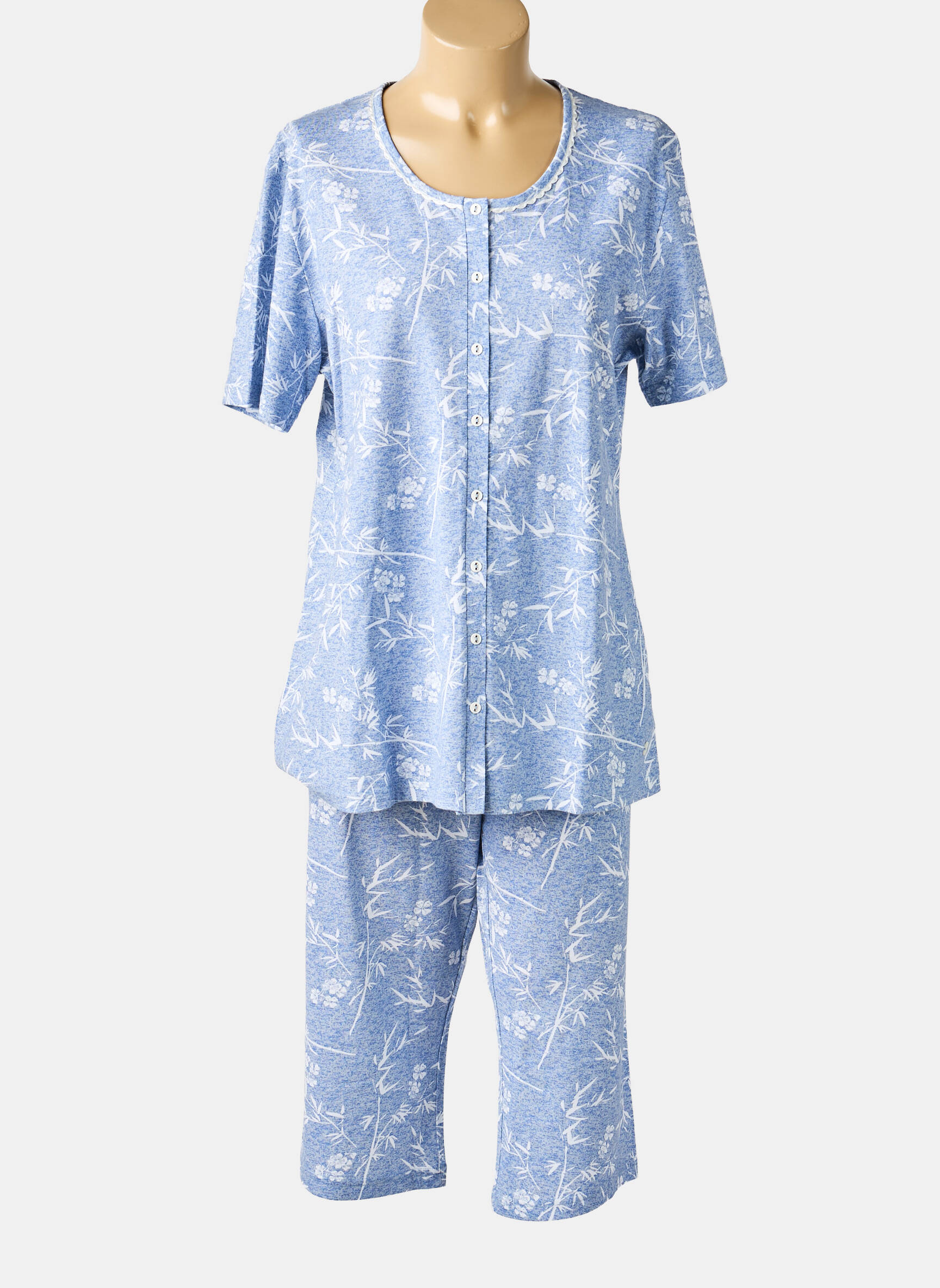 Pijama croială dreaptă albastru PASTUNETTE femeie