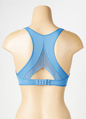 Sutien efect material satinat sutiene albastru PASSIONATA femeie