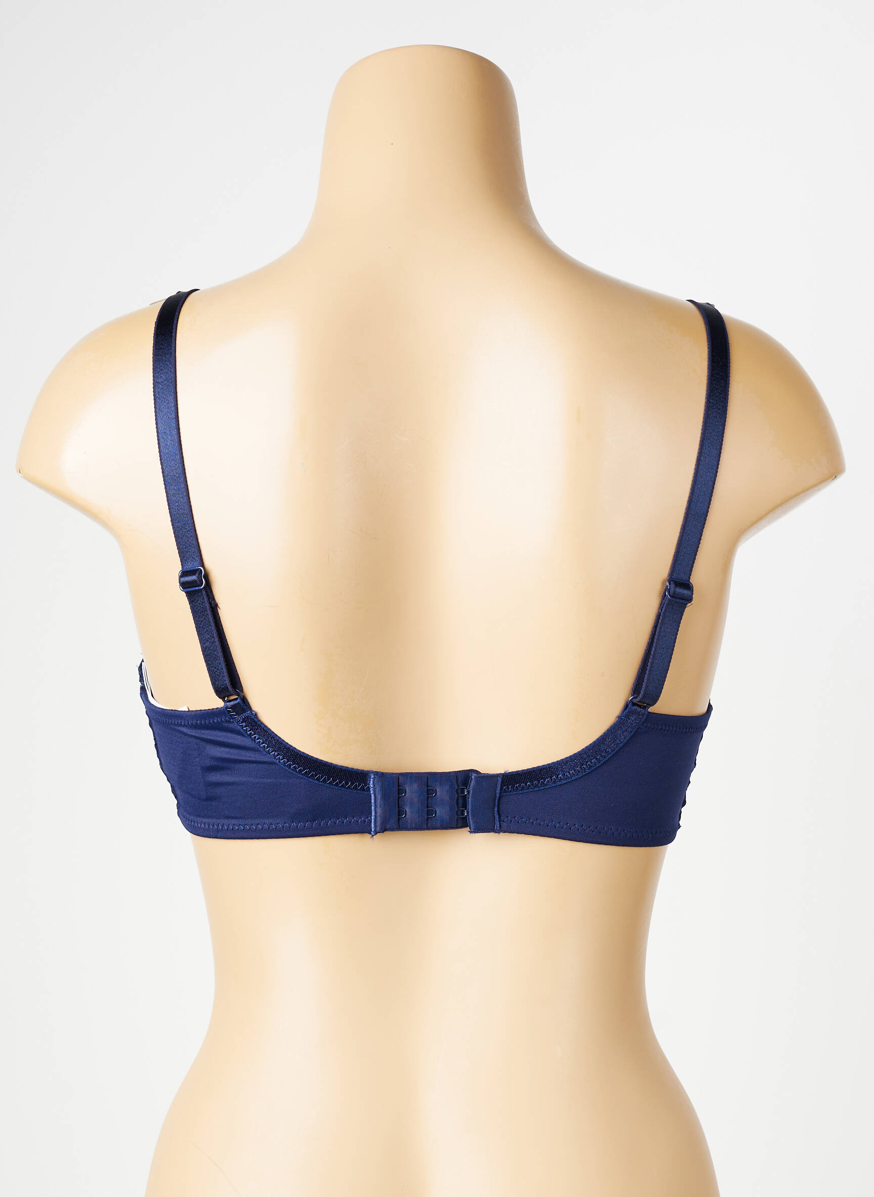 Sutien efect material satinat top sutien modelat albastru CHANTELLE femeie