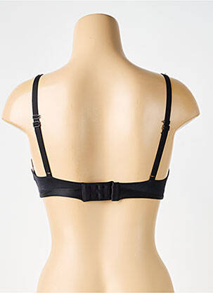 Sutien efect material satinat sutien cupe întregi cu decolteu înalt negru CHANTELLE femeie