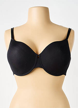 Sutien efect material satinat top sutien modelat negru CHANTELLE femeie