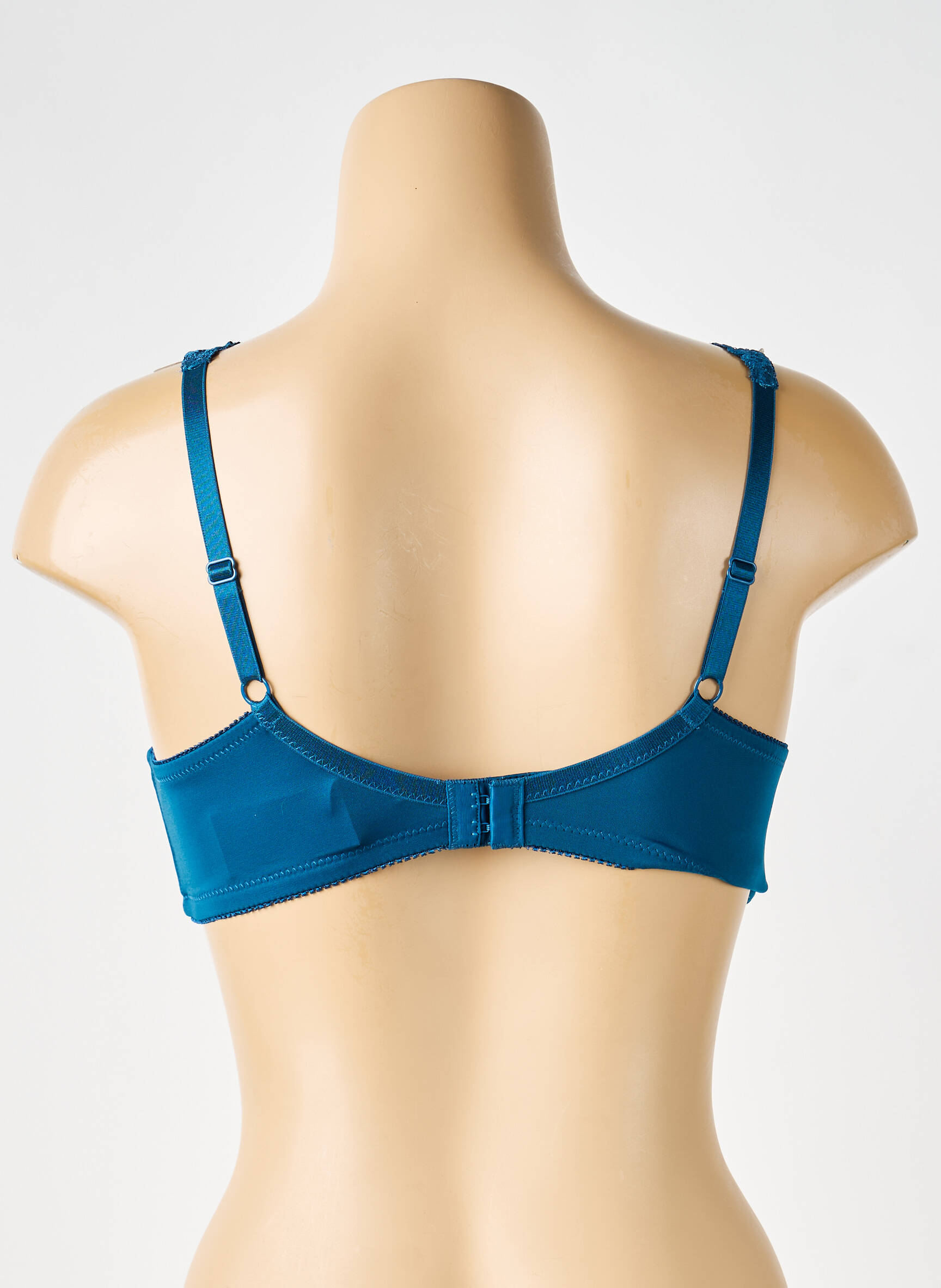 Sutien efect material satinat top sutien modelat albastru DAMART femeie