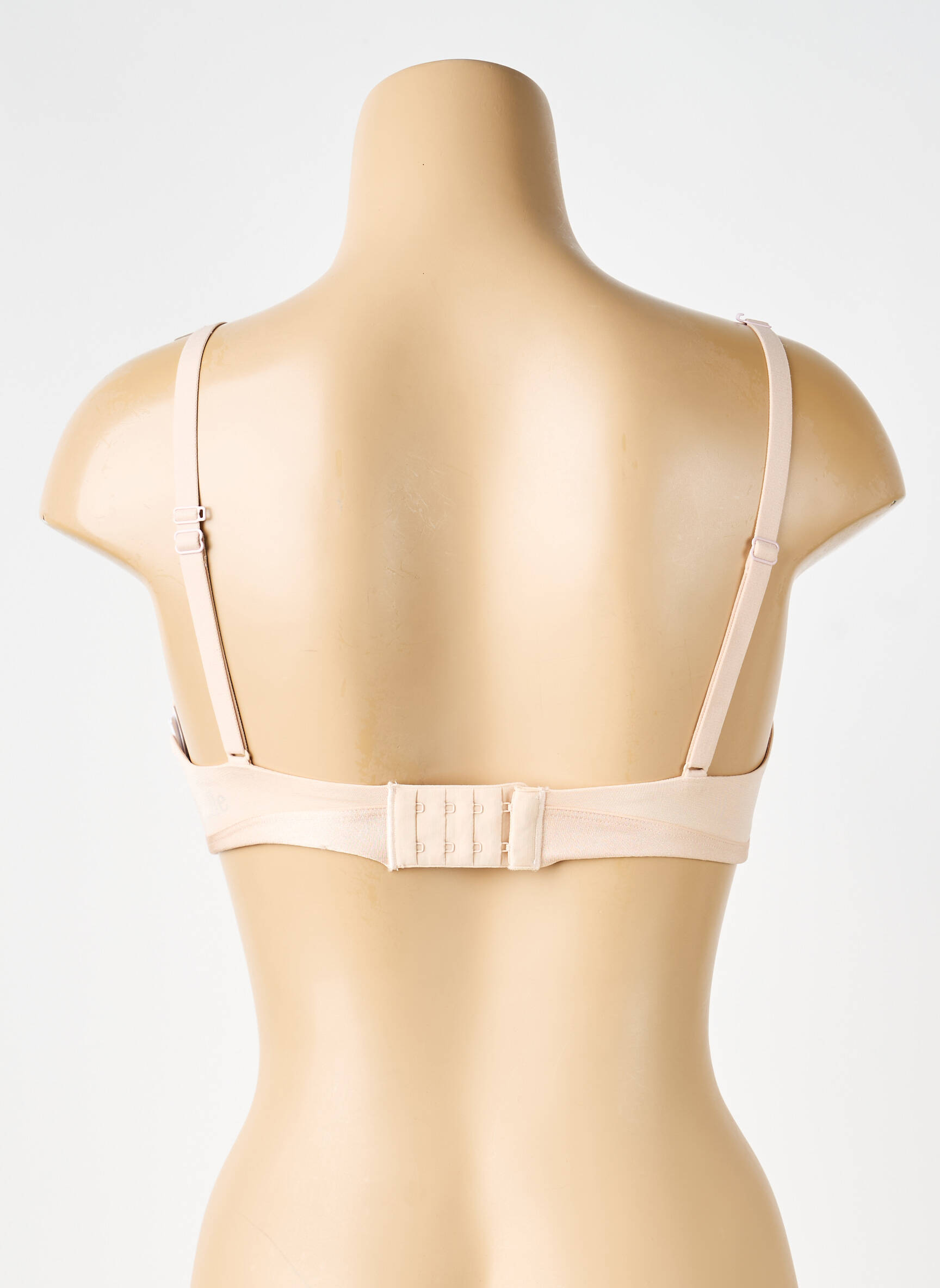 Sutien efect material satinat sutien cupe întregi cu decolteu înalt culoare piersică CHANTELLE femeie