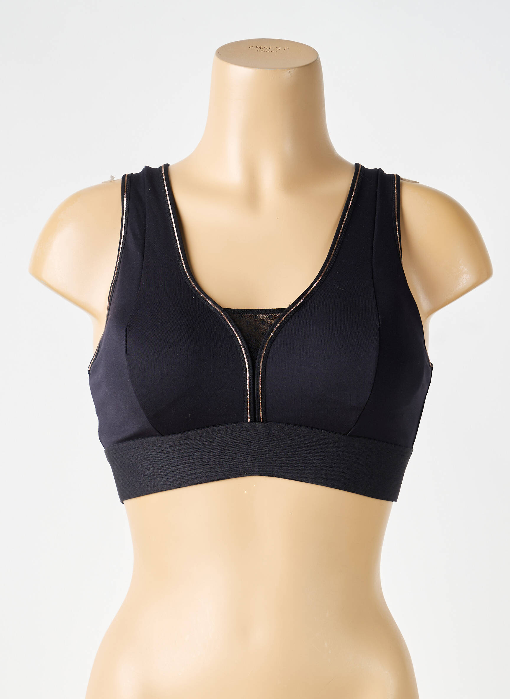 Sutien fără armatură bralete negru SIMONE PERELE femeie