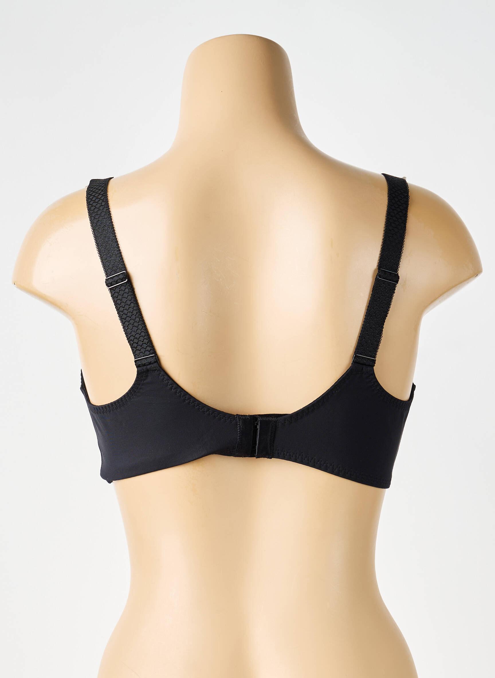 Sutien efect material satinat sutien cupe întregi cu decolteu înalt negru SIMONE PERELE femeie