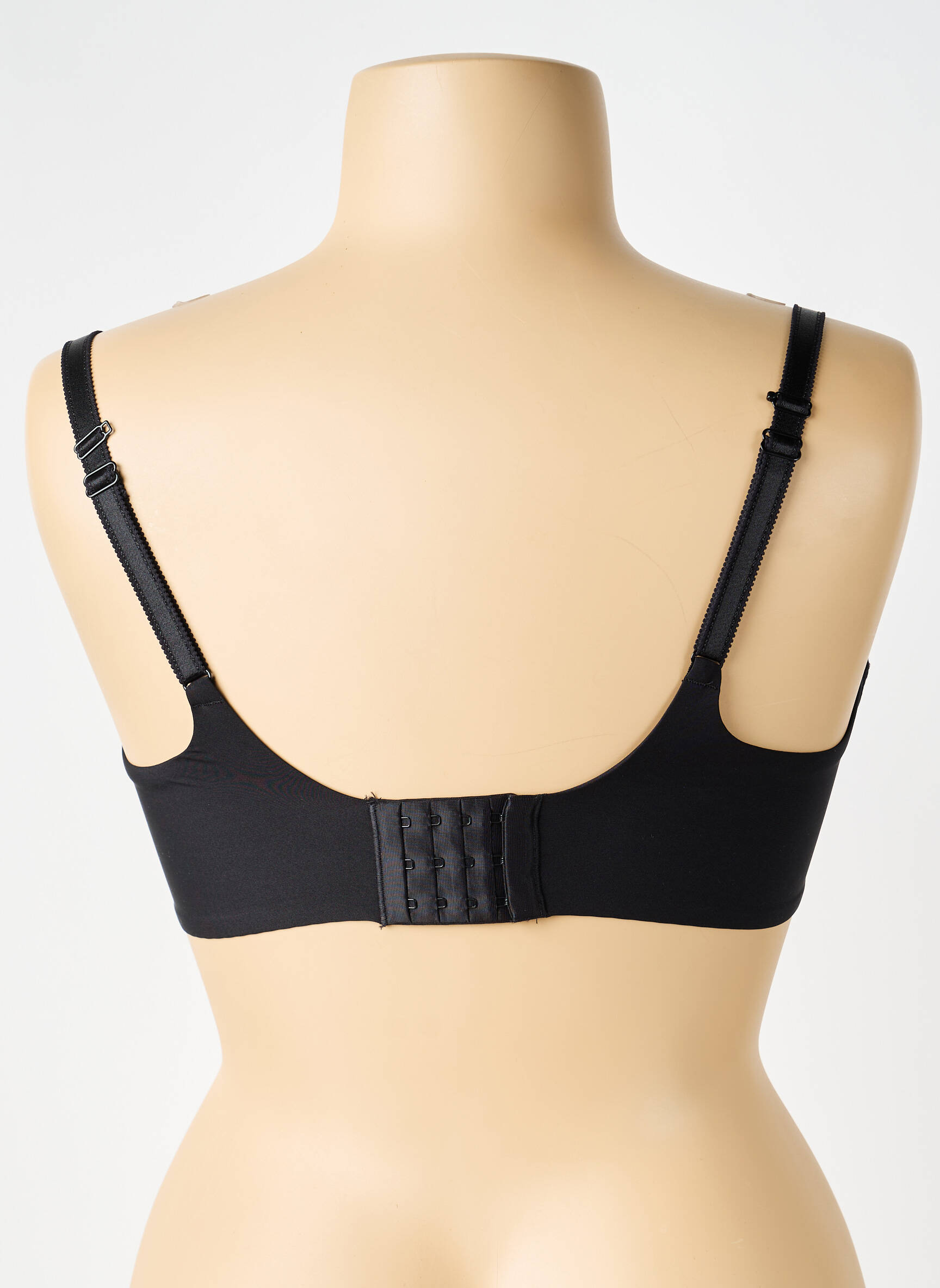 Sutien efect material satinat top sutien modelat negru CHANTELLE femeie