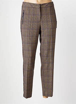 Pantalon slim talie elastică mărime normală maro BETTY BARCLAY femeie