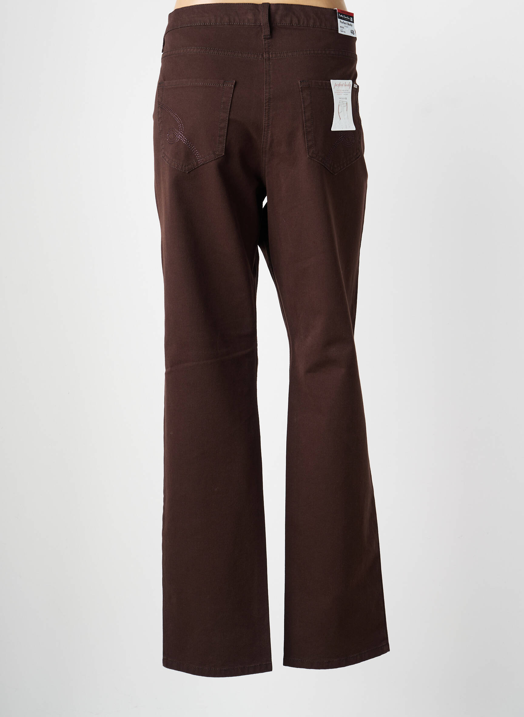 Pantalon drept elasticitate mărime normală maro BETTY BARCLAY femeie