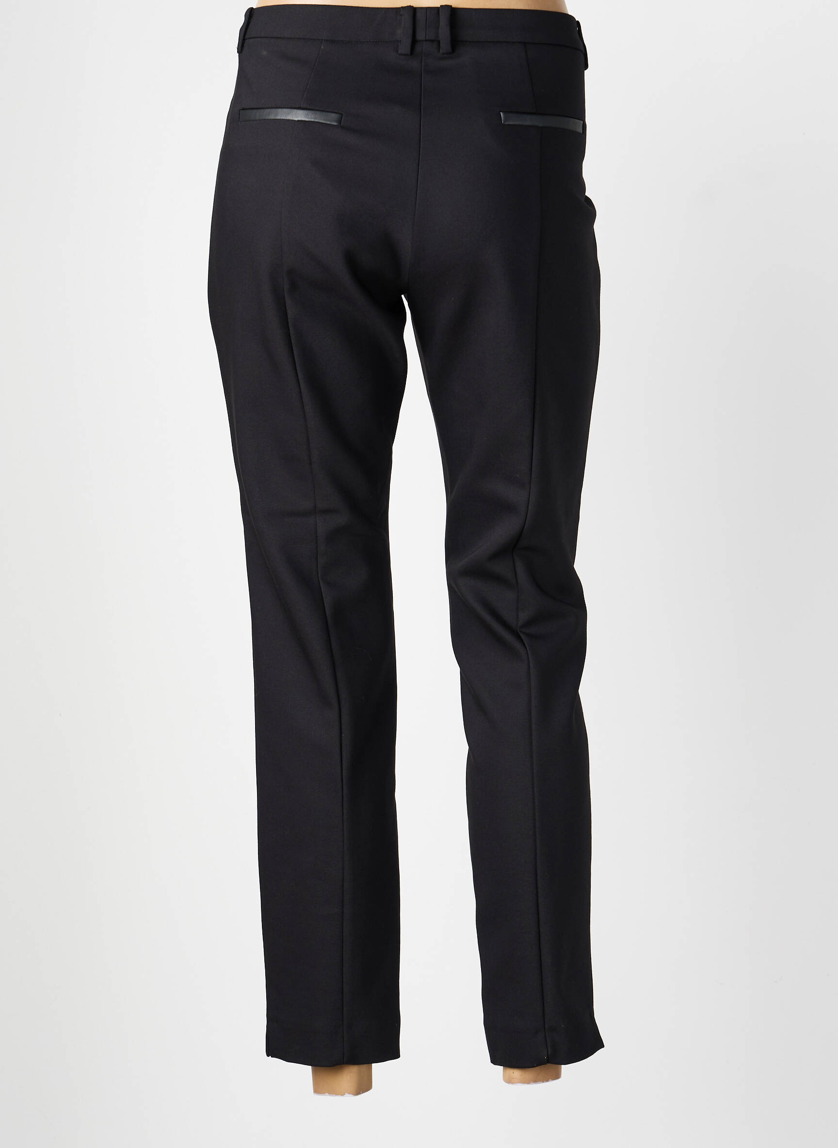 Pantalon 7/8 elasticitate mărime normală negru MORE & MORE femeie