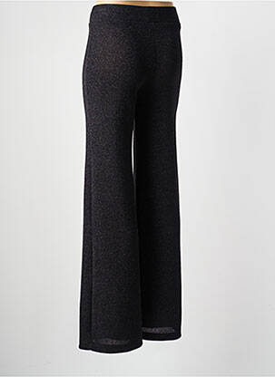Pantalon evazat talie elastică negru ACCESS femeie