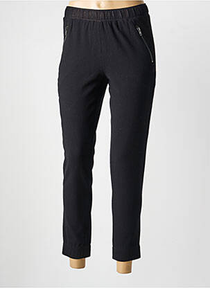 Pantalon 7/8 talie elastică negru BELAIR femeie