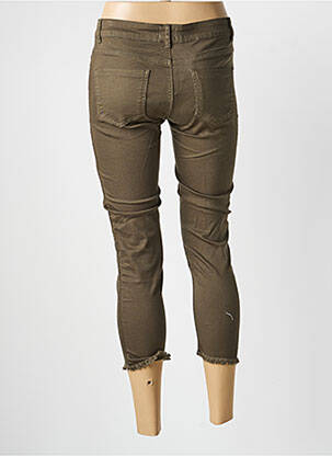 Pantalon trei sferturi buzunare verde BELAIR femeie