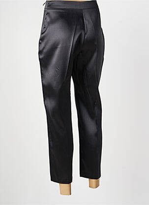 Pantalon 7/8 închidere cu fermoar sub clapetă cu cârlig negru MIANOTTE femeie