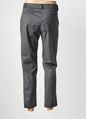 Pantalon 7/8 închidere cu fermoar sub clapetă cu cârlig gri LA PETITE FRANCAISE femeie
