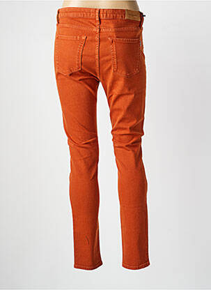 Pantalon slim buzunare portocalie LA PETITE FRANCAISE femeie