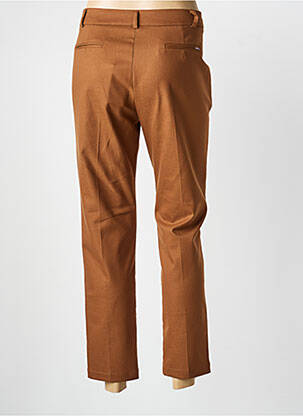 Pantalon 7/8 buzunare maro LA PETITE FRANCAISE femeie