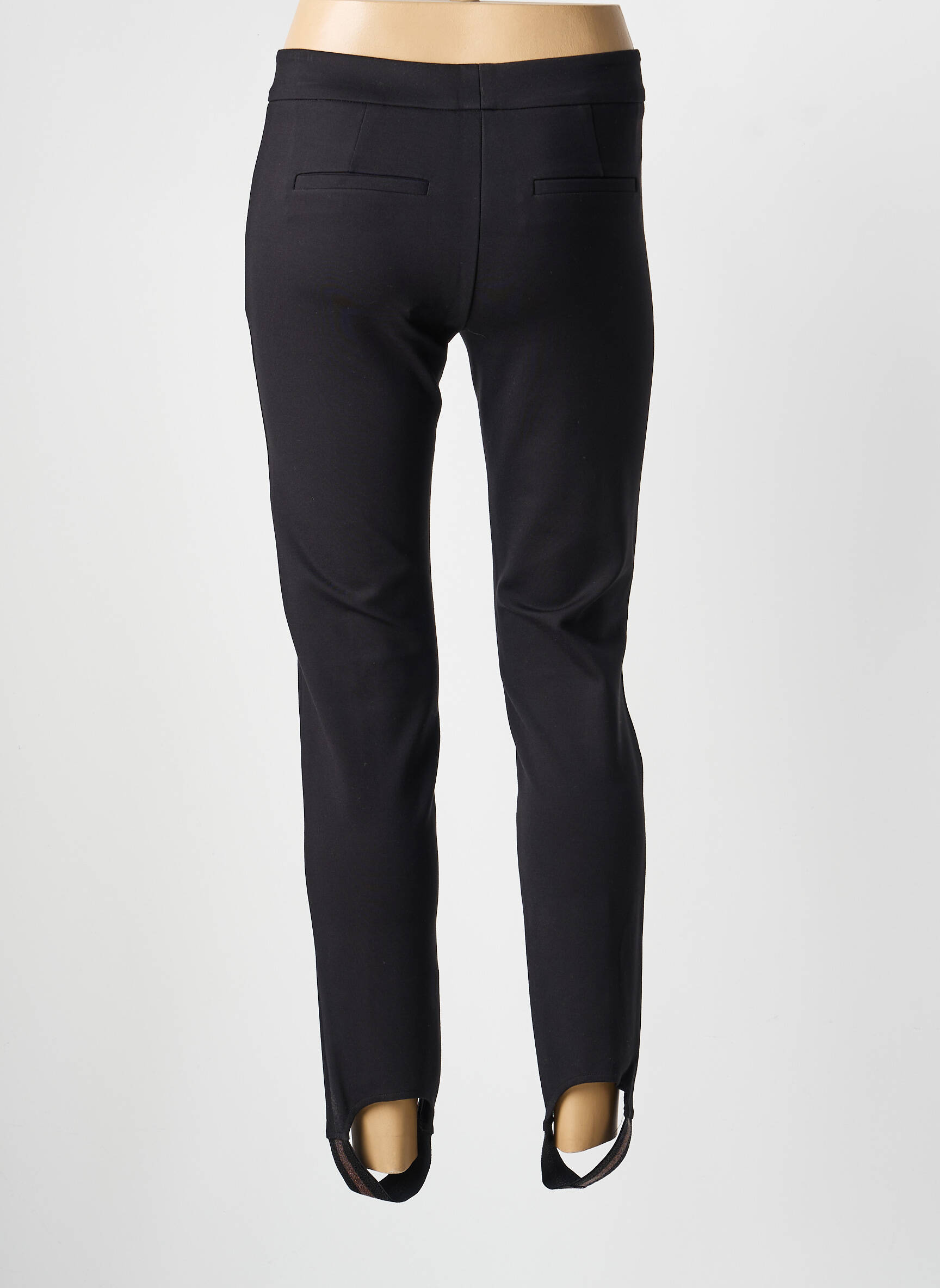 Pantalon slim buzunare negru BELAIR femeie