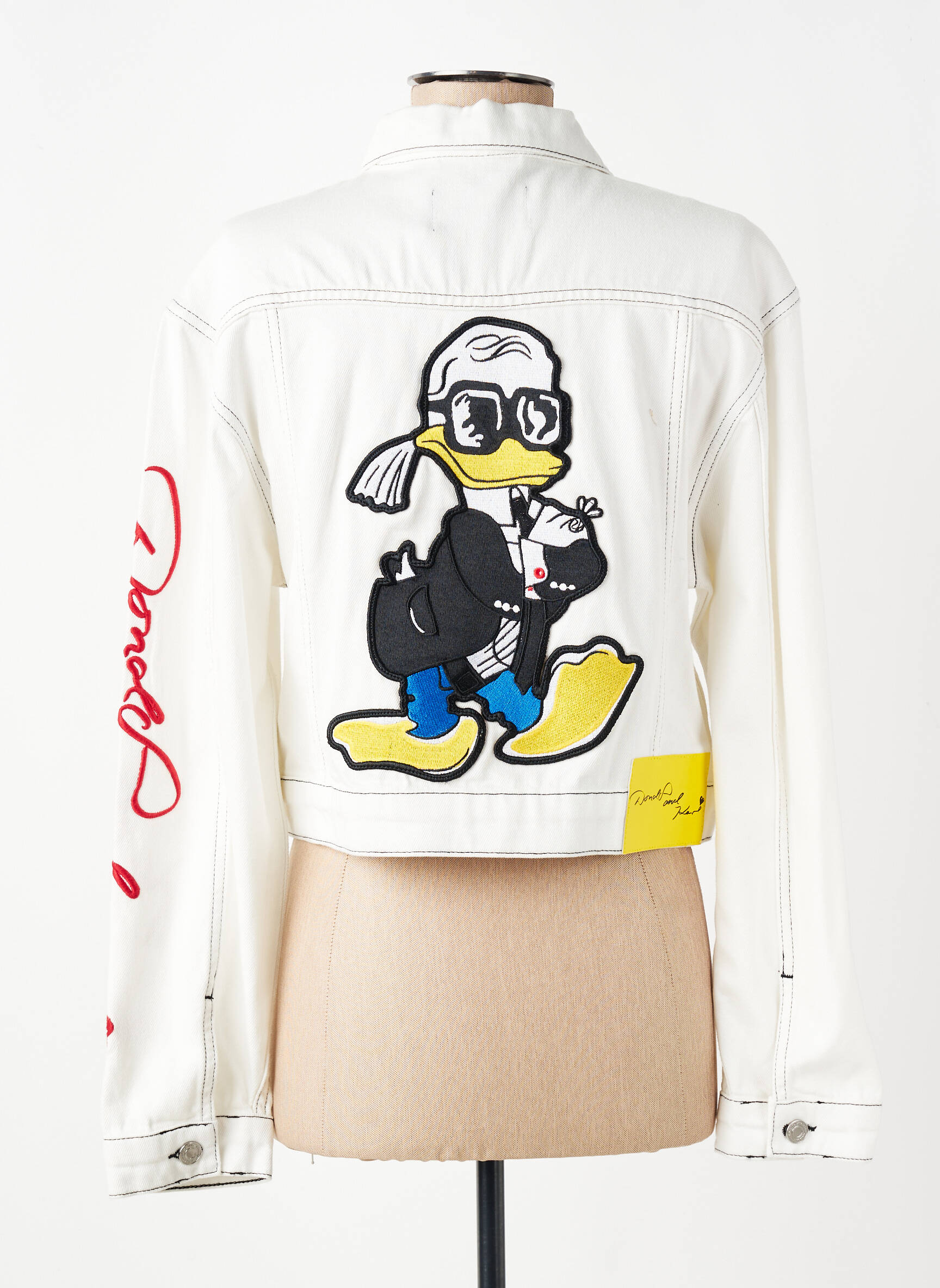 Jachete casual buzunare alb DISNEY X KARL LAGERFIELD femeie