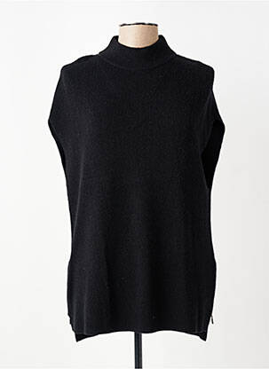 Pulover cu guler înalt croială cambrată fără mâneci negru GERRY WEBER femeie