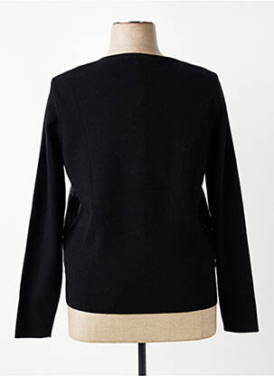 Jachete casual guler rotund negru LOU LOU BY NALO femeie